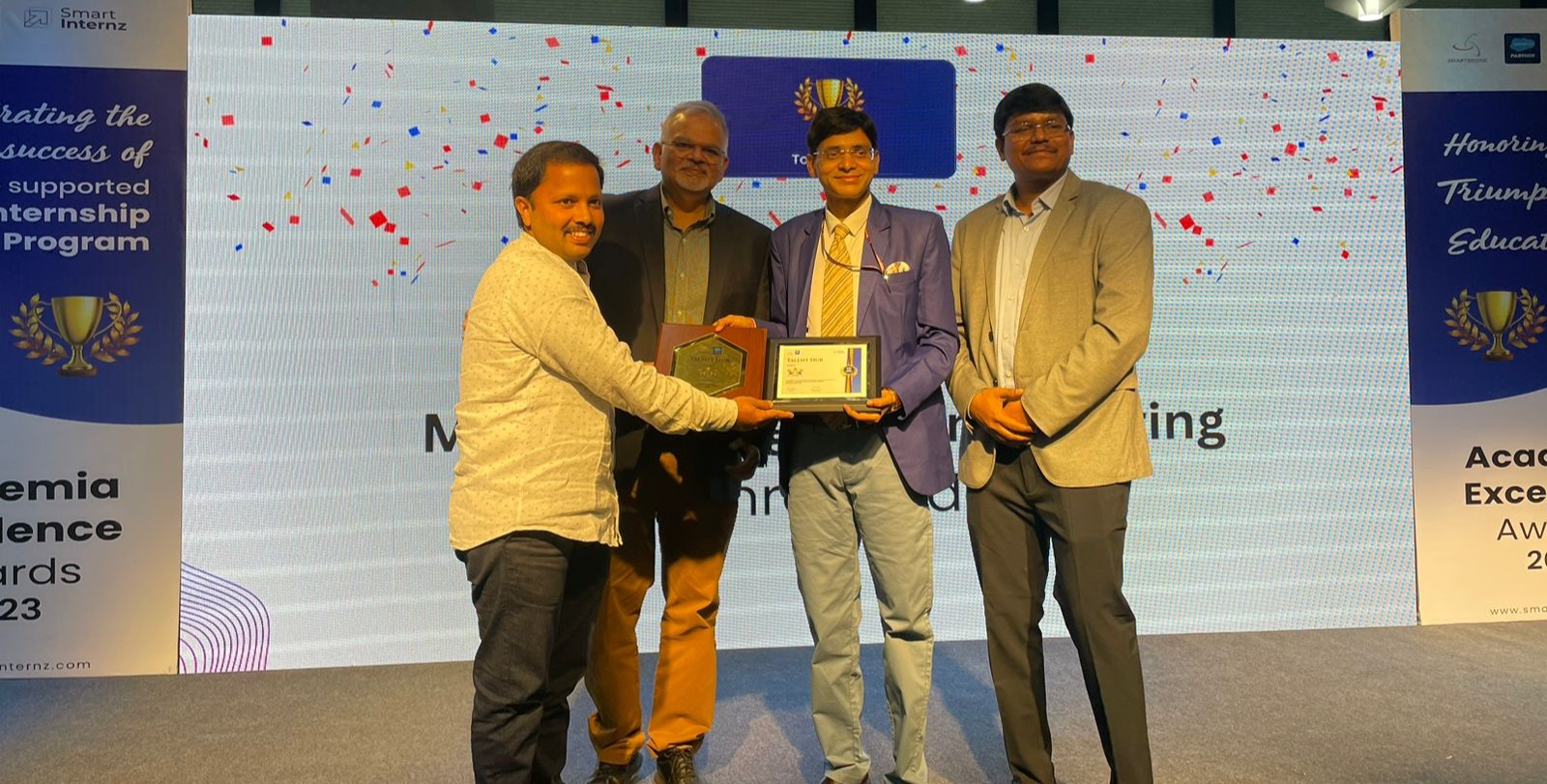 MVGR Receives Academic Excellence Award in Talent Hub Category on 4th March, 2024