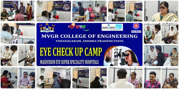Eye Check-Up Camp Organized by NSS–MVGR to Promote Vision Health