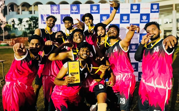 MVGR College of Engineering Basketball Team Triumphs with Gold at Zonal Competitions