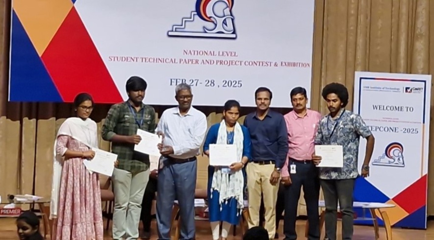 MVGR College Team Secures Runner-Up Position in STEPCONE- 2025 HackHub Event