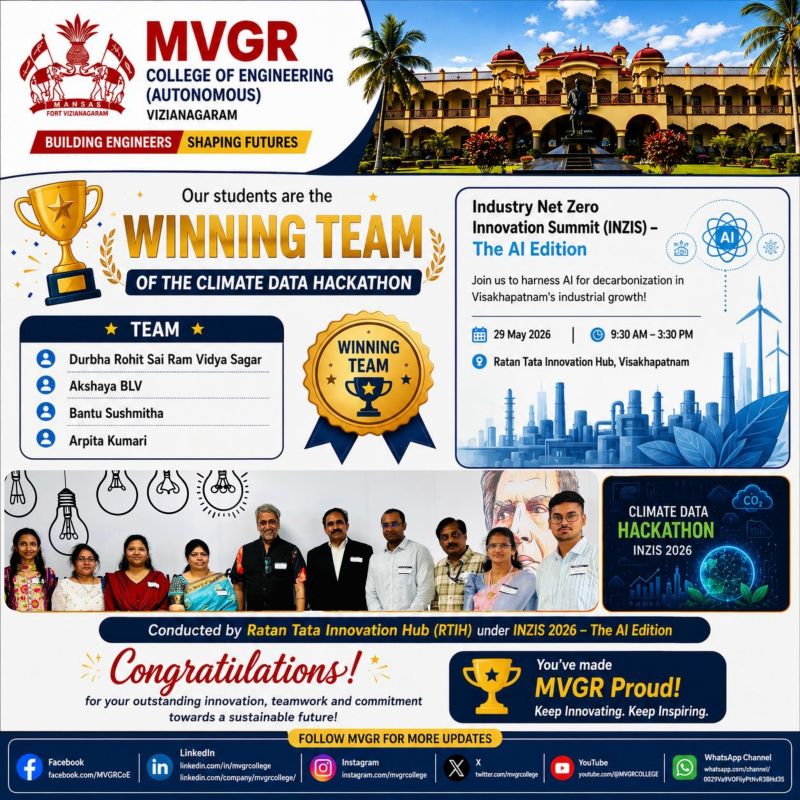 𝗠𝗩𝗚𝗥 𝗦𝘁𝘂𝗱𝗲𝗻𝘁𝘀 𝗪𝗶𝗻 𝗖𝗹𝗶𝗺𝗮𝘁𝗲 𝗗𝗮𝘁𝗮 𝗛𝗮𝗰𝗸𝗮𝘁𝗵𝗼𝗻 𝟮𝟬𝟮𝟲!